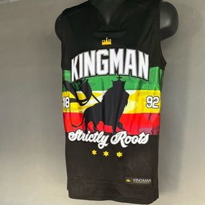 *NEW “KINGMAN Strictly Roots” Black / Rasta Camo Jersey